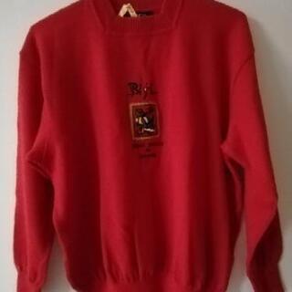 ビギ　男女兼用　赤セーター