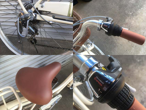 26インチ フルカスタム 6段切替 オートライト ホワイト