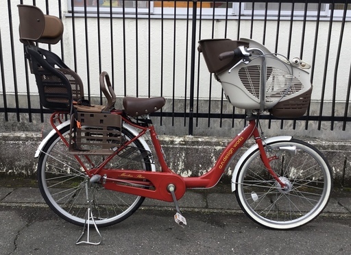 ＜良品＞BAA・子供乗せ自転車・LEDライト、鍵付