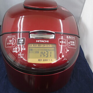 日立　炊飯器　RZ-H10BJ(R)　中古品　2019年製 日立 炊飯器 RZ-H10BJ(R) 中古品 2019年製