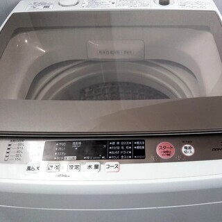 配達設置🚚 洗濯機　7キロ　高年式　ワイドクリアガラストップ