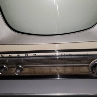 レトロ SHARP 真空管テレビ TS-28