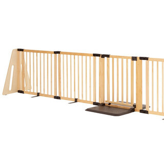 現行品☆ベビーゲート☆日本育児 木製パーテーション FLEX400-W