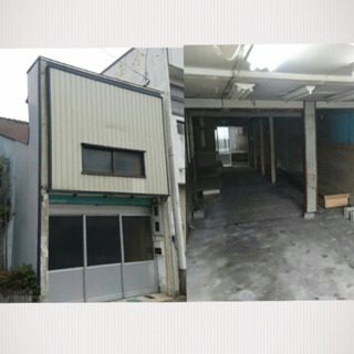岐阜県関市富本町の作業場スペースのある古い戸建て　