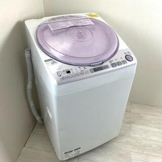 中古 洗濯7.0kg 乾燥3.5kg 全自動洗濯乾燥機 シャープ ES-TX72KS 2015