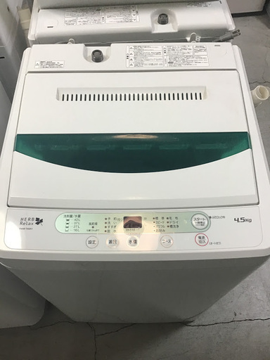 【送料無料・設置無料サービス有り】洗濯機 2016年製 HERBRelax YWM-T45A1 中古