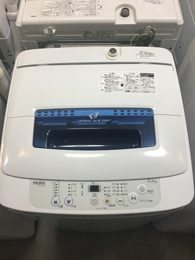 【送料無料・設置無料サービス有り】洗濯機 2017年製 Haier JW-K42M 中古