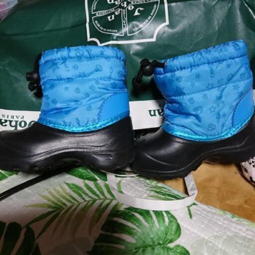 雪遊びブーツ2点セット ちょんまげマーチ 倉敷のキッズ用品 子供用シューズ の中古あげます 譲ります ジモティーで不用品の処分