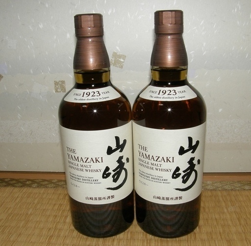 値下げ！山﨑ウイスキー７００ｍｌ　１本6500円　送料別途