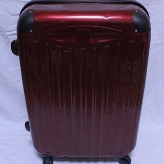 ワインレッド　スーツケース　大型　5泊6日程度 