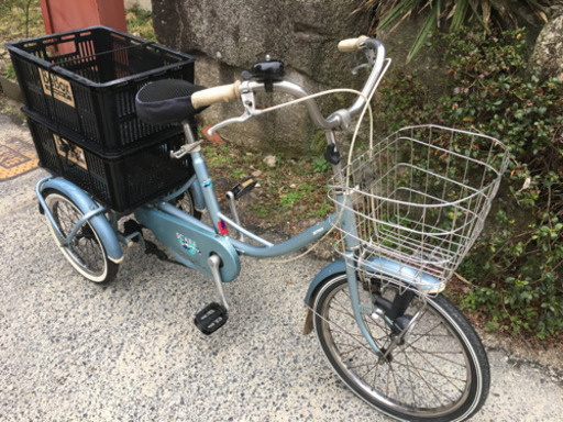 【お取り置き中】ミヤタ三輪自転車(スイングタイプ、LEDライト)