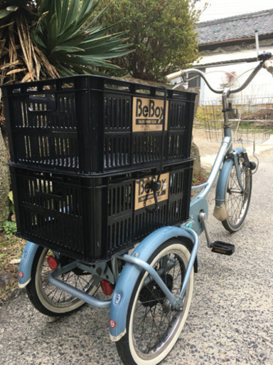 お取り置き中】ミヤタ三輪自転車(スイングタイプ、LEDライト) トップ 