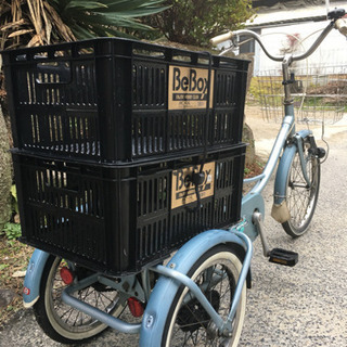 【お取り置き中】ミヤタ三輪自転車(スイングタイプ、LEDライト)