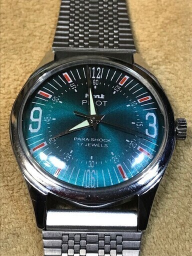 最終価格アンティークhmtミリタリーウォッチ グリーン ノリ 大阪上本町のアクセサリー 腕時計 の中古 古着あげます 譲ります ジモティーで不用品の処分