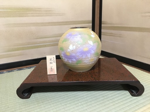 取引中 九谷焼 新品 未使用 箱入り 花瓶