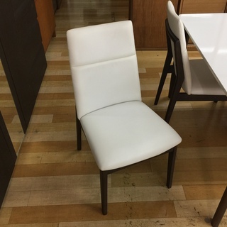 光グローバル　ダイニング５点セット　ホワイト×ブラウン　【トレファク岸和田店】 光グローバル ダイニング5点セット ホワイト×ブラウン 【トレファク
