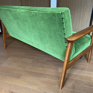 カリモク60 二人掛け　引取り限定