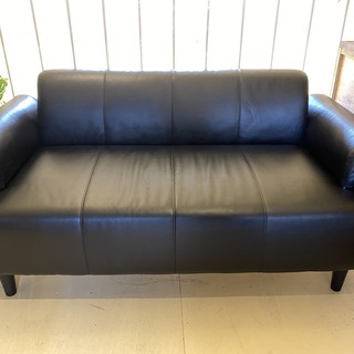 IKEA ソファー 2P 2人掛け 黒 中古品 格安 w2-worldbuffet.co.uk