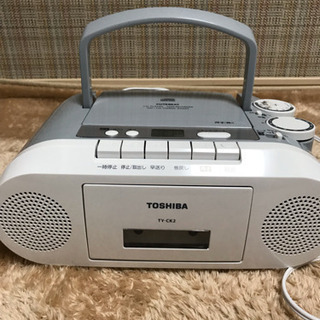 TOSHIBA   CDラジオカセットレコーダー