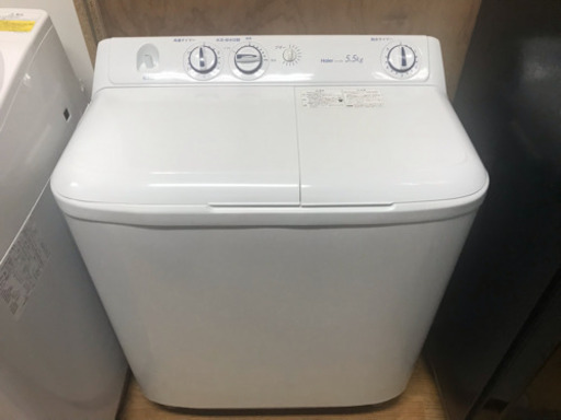 ハイアール 2槽式洗濯機 5.5kg 2017年製 中古