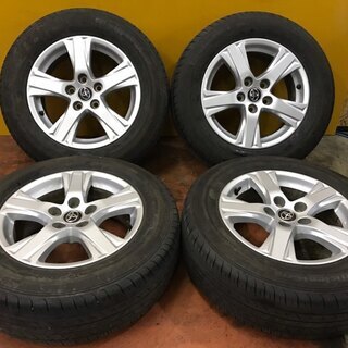 【GOODYEAR EfficientGrip 215/65R16】夏タイヤ 4本【トヨタ 純正ホイール 30アルファード 16インチ 8.5J5H114.3+33】 (VTO03) クレジットカード QR決済可能」の画像