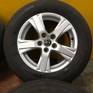 【GOODYEAR EfficientGrip 215/65R16】夏タイヤ 4本【トヨタ 純正ホイール 30アルファード 16インチ 8.5J5H114.3+33】 (VTO03) クレジットカード QR決済可能」 - 車のパーツ