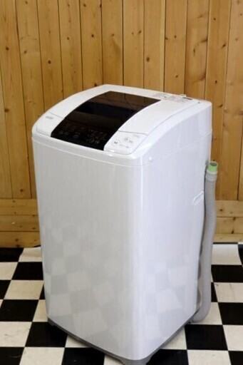 配達込み　全自動洗濯機　Haier JW-K50K 2015年製　5.0kg　単身　ブラック 　住まい　新生活　一人暮らし　洗濯　風乾燥
