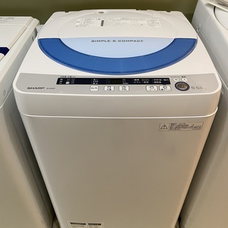 洗濯機 シャープ SHARP ES-GE55P 2015年製 5...