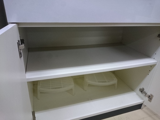 会員登録で10%OFF)ニトリ 3面レンジボード(白) 高く買取るゾウ中間店