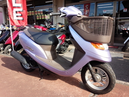 NO.3114　ディオチェスタＦＩ（ＤＩＯ） ４サイクルエンジン フューエルインジェクション　フロントバスケット　パープル　☆彡