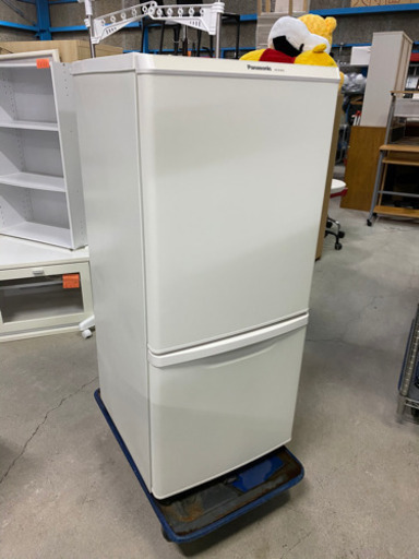 2018年製 お洒落なつや消しカラー Panasonic ノンフロン冷凍冷蔵庫 NR-B14BW-W 138L