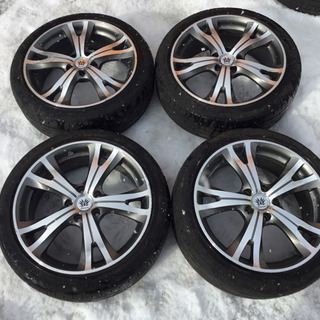 レアマイスター 18インチ アルミホイール 215/45R18 4本セット