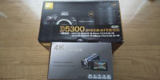 D530 レンズ×2    4Kハンディカム 2セット