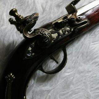  denix スペイン デニックス社製 古式銃 ディスプレイガン モデルガン 銃 ダイキャスト、リアルウッド 