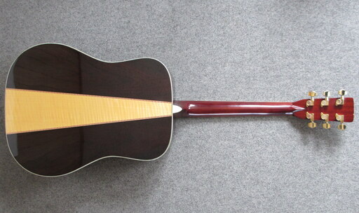 モーリスギター左用　Morris W-100L　1980年前後作品　美品　ハードケース　新品弦付けます。