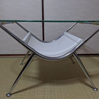【引渡決定】ガラス製ローテーブル