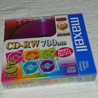 【完了】maxell CD-RW 700MB(5枚セット)