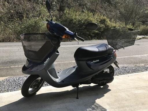 原付二輪　バイクヤマハ　YV50H　ジョグポシェ　軽く整備済　書類用意　ヘルメット付