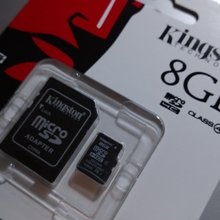 Kingston MicroSD 8GB 未使用