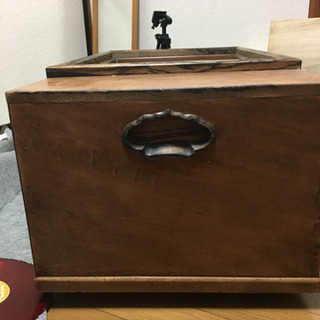 長火鉢　骨董　アンティーク 木火鉢 骨董