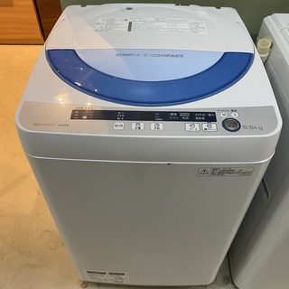 洗濯機 シャープ SHARP ES-GE55P 2015年製 5...
