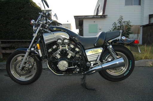 vmax1200 逆車カナダ1990 検令２年８月９日 ヤマハ 大型バイク フルパワー Vブースト