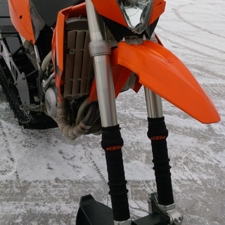 スノーバイクKTM525EXC(2005)&ティンバースレッド1...