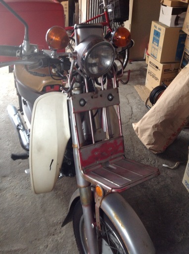 郵政カブ MD90 グリップヒーター装備