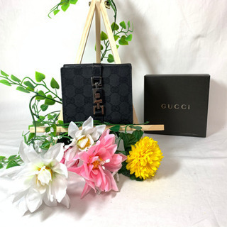 GUCCI グッチ　ジャッキー　ダブルホック二つ折り財布　GGキ...