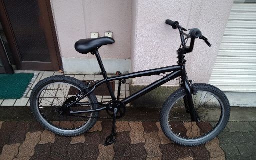 [BMX]20吋 ジヤイロ搭載 シングル/マットブラック