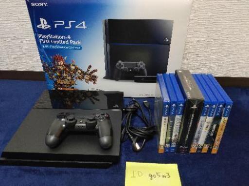 PS4本体付属品全部あります！ソフト付