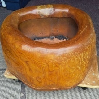 時代物　欅　ケヤキ　火鉢
