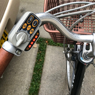 【受け渡し予定者決定済》ヤマハ電動アシスト自転車　ダークグリーン　26インチ　動作確認済