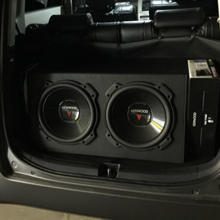 KENWOOD ウーファーとアンプのセット！※受け取り者確定しました！